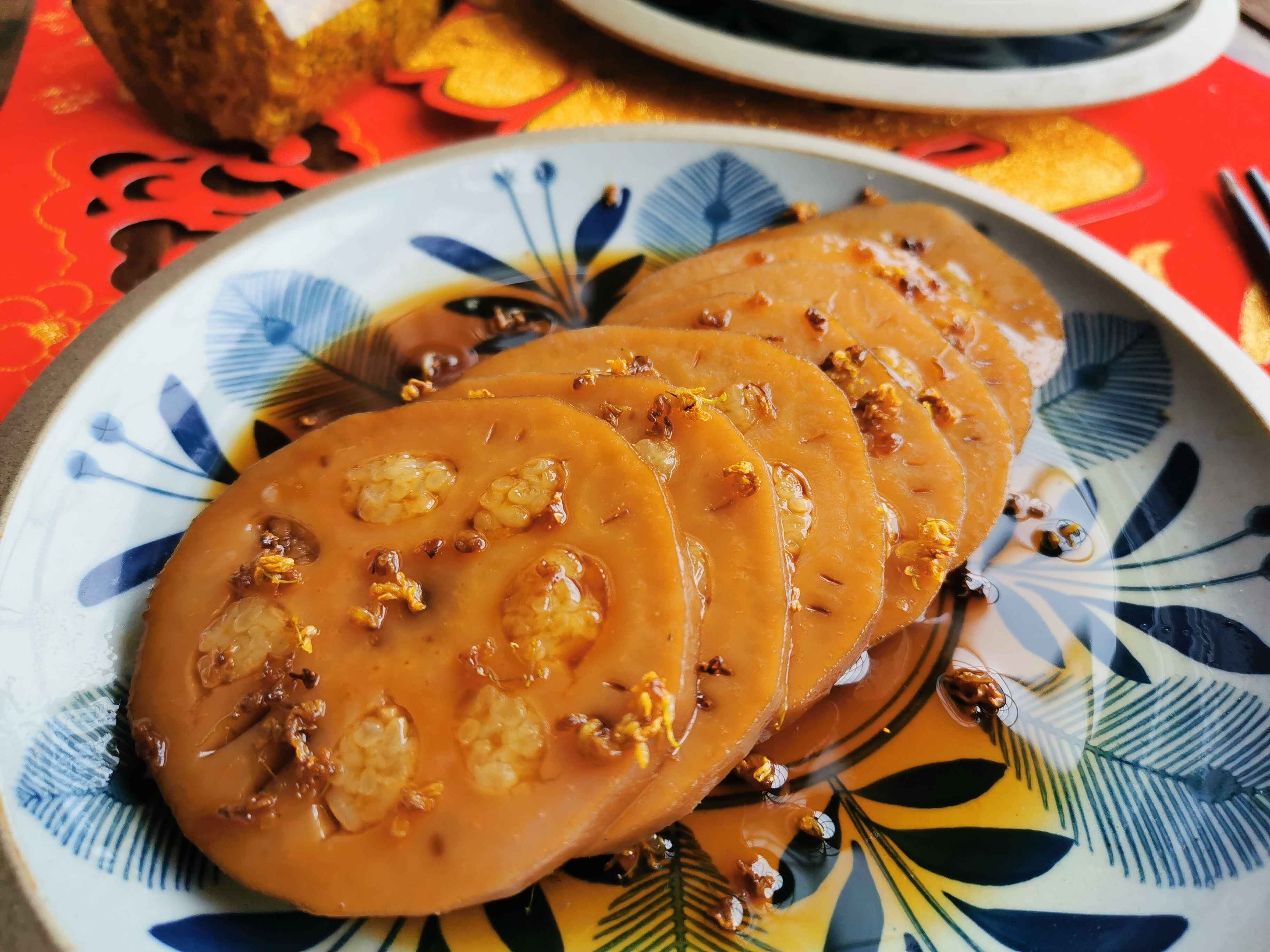 桂花糖藕的做法-甜味蒸菜譜