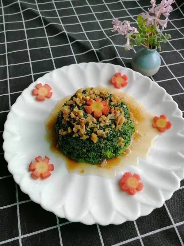 蠔油西蘭花的做法-咸鮮味煮菜譜