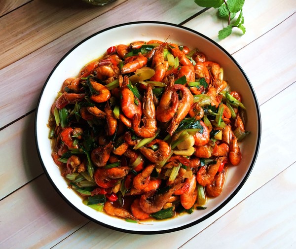 香辣小河蝦的做法-香辣味炒菜譜