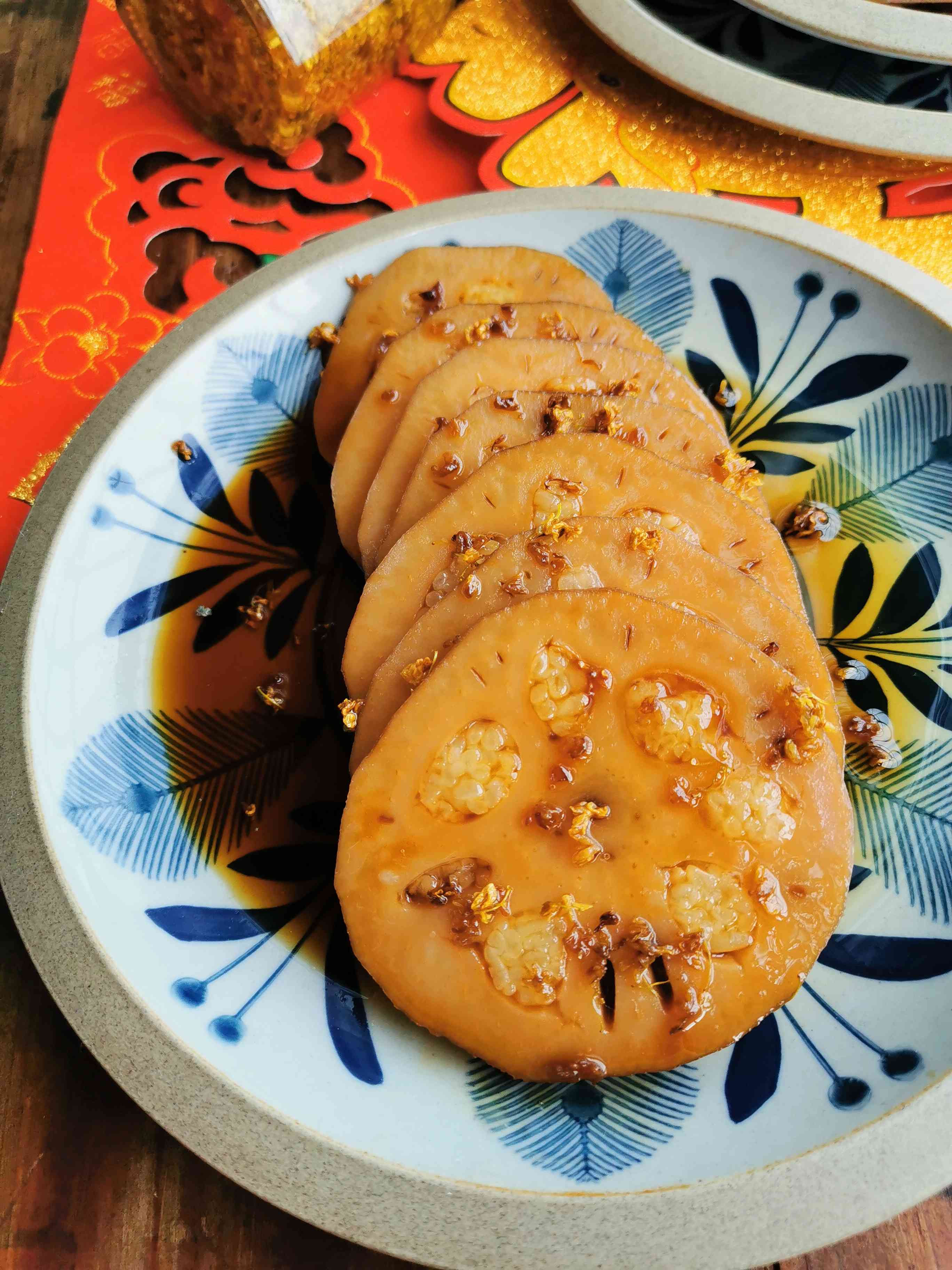 桂花糖藕的做法-甜味蒸菜譜