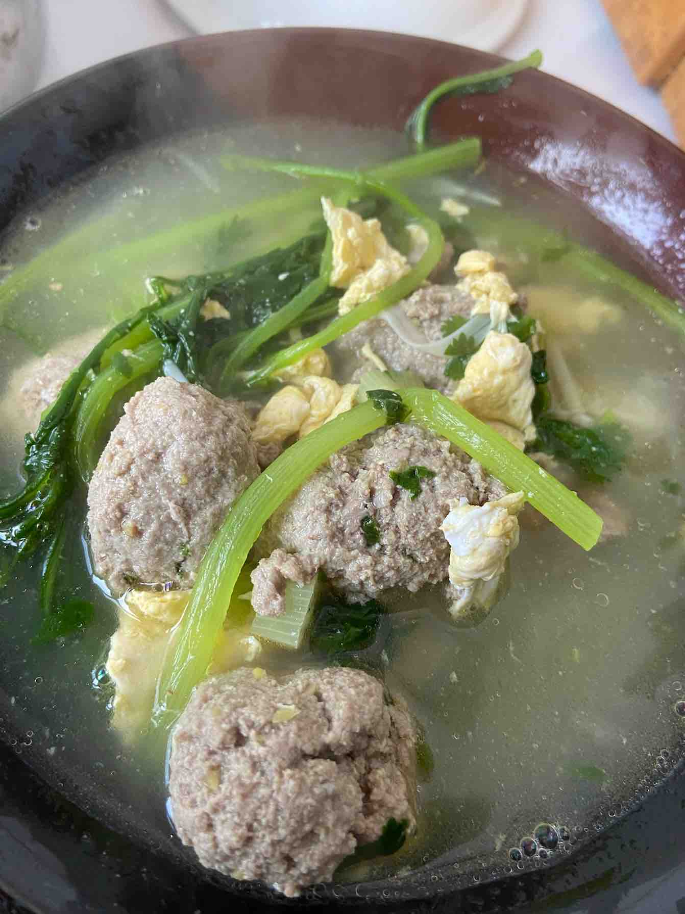 牛肉丸子湯的做法-咸鮮味煮菜譜