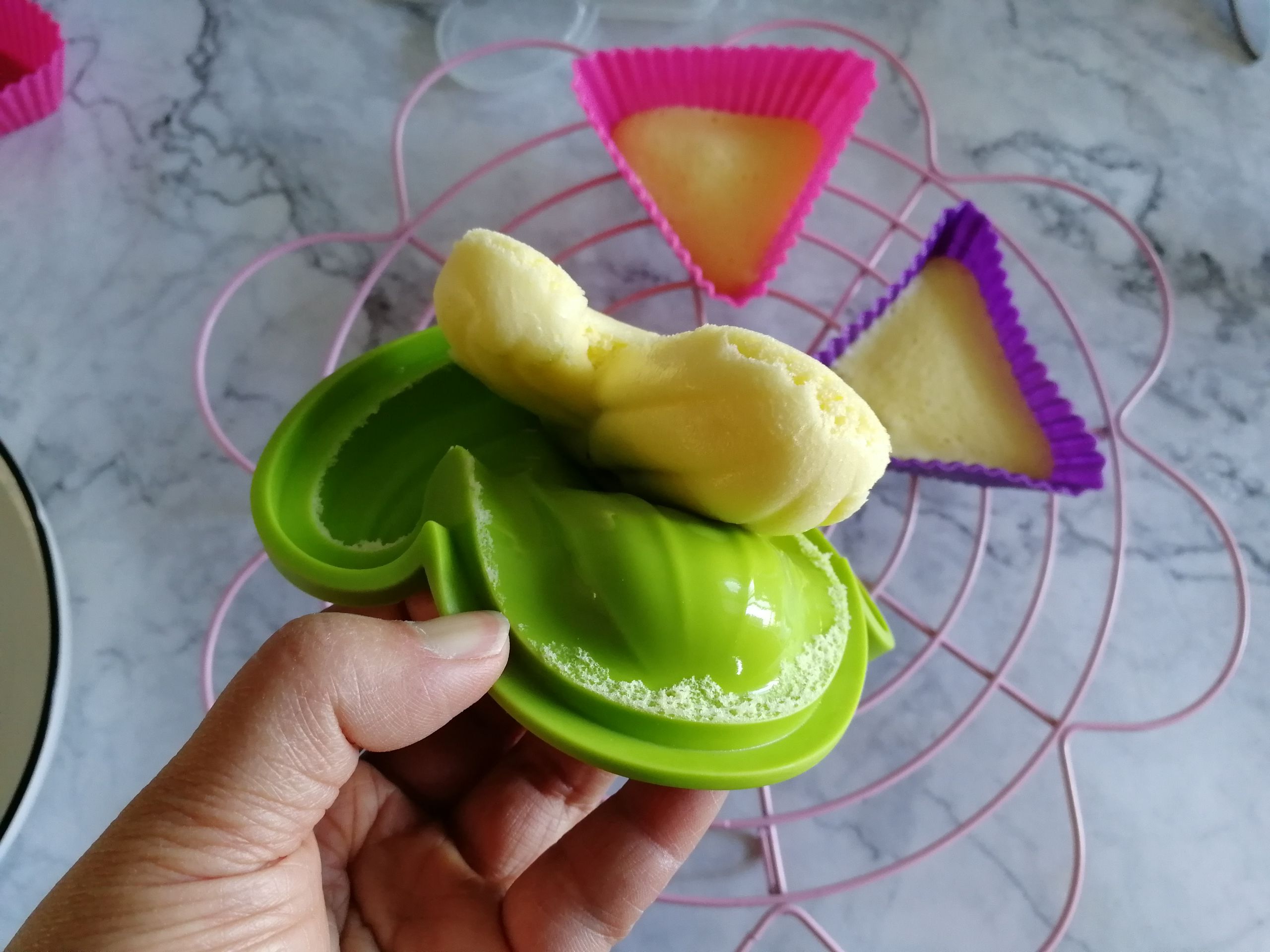 藍莓醬蒸糕的做法-酸甜味蒸菜譜