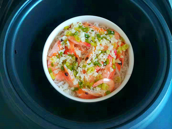 蒜蓉米粉蒸蝦的做法-家常味蒸菜譜