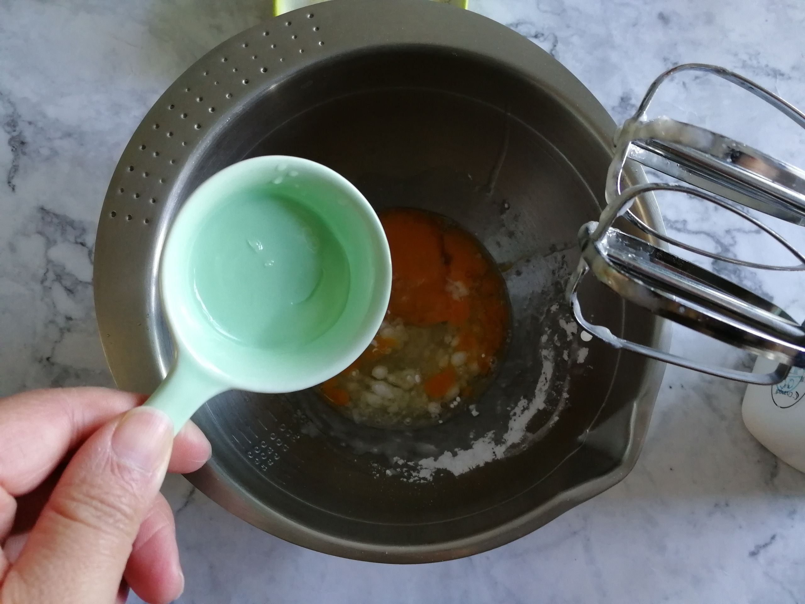 藍莓醬蒸糕的做法-酸甜味蒸菜譜