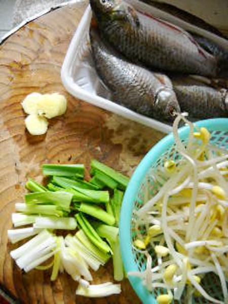 豆芽燒鯽魚的做法-咸鮮味燒菜譜