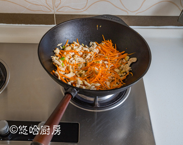 魚香雞絲的做法-家常味炒菜譜