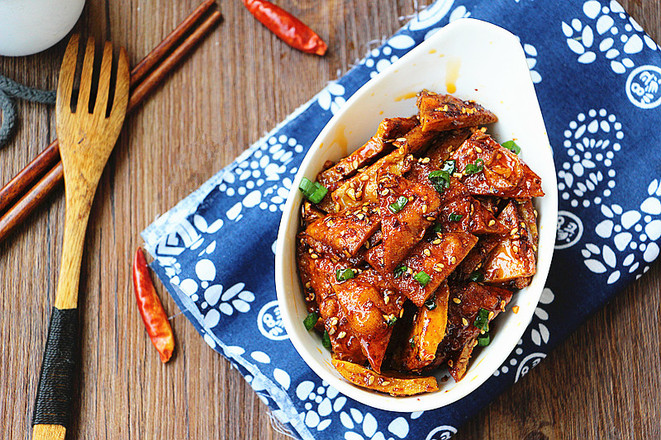 香辣豆腐干的做法-麻辣味其它工藝菜譜