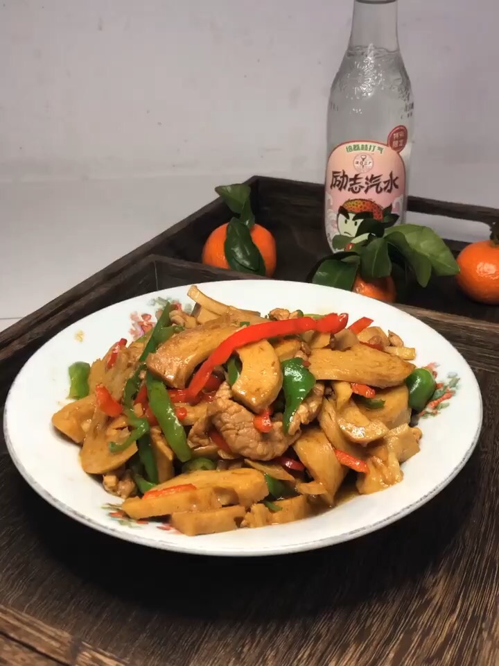 面筋炒肉絲的做法-家常味炒菜譜