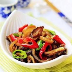 香菇炒肉皮的做法-家常味炒菜譜