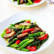 蘆筍炒肉的做法-家常味炒菜譜