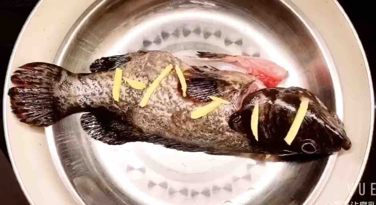 清蒸龍躉魚的做法-咸鮮味蒸菜譜