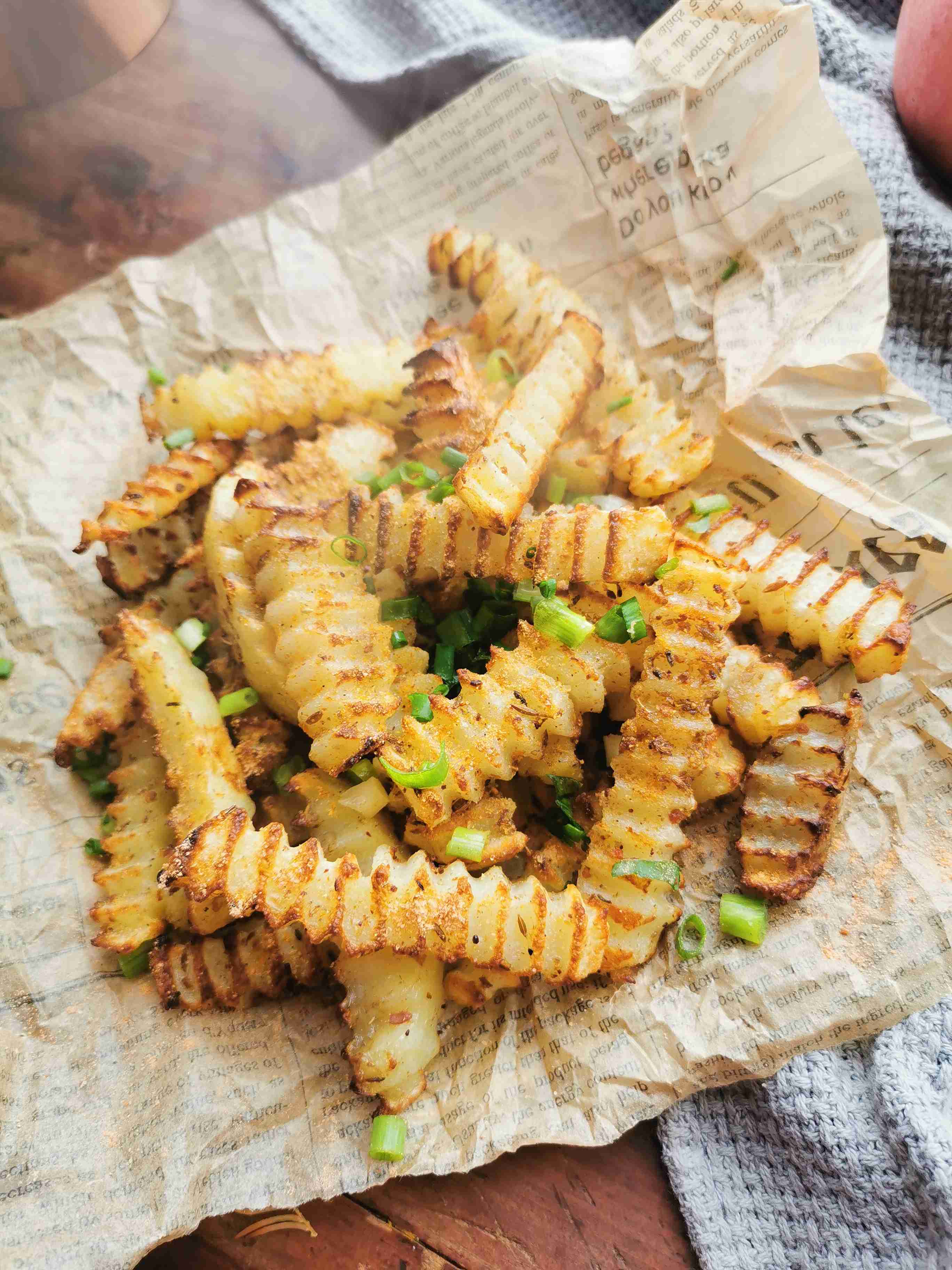 烤薯?xiàng)l的做法-家常味烤菜譜