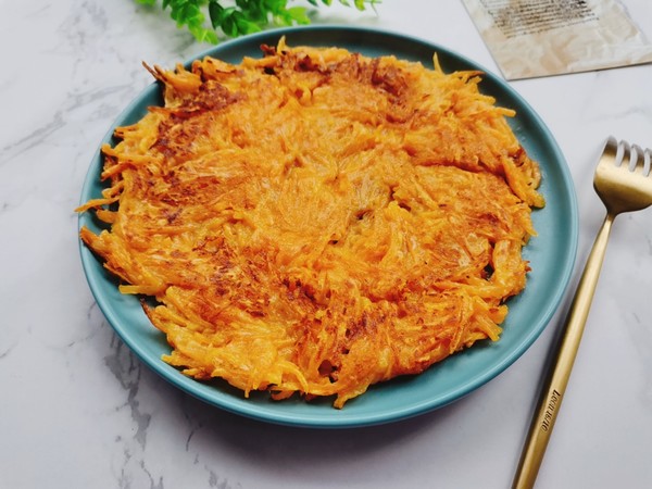 紅薯絲餅的做法-甜味煎菜譜