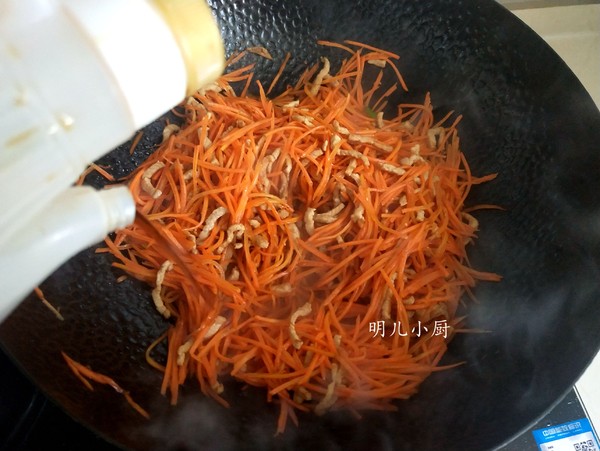 肉絲炒胡蘿卜的做法-家常味炒菜譜