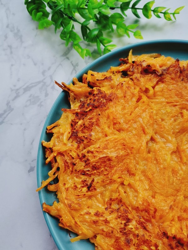 紅薯絲餅的做法-甜味煎菜譜