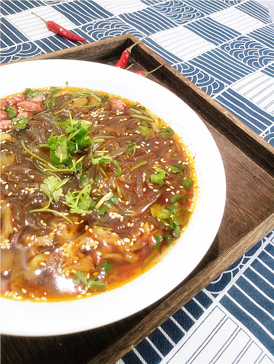 自制酸辣粉的做法-酸辣味煮菜譜