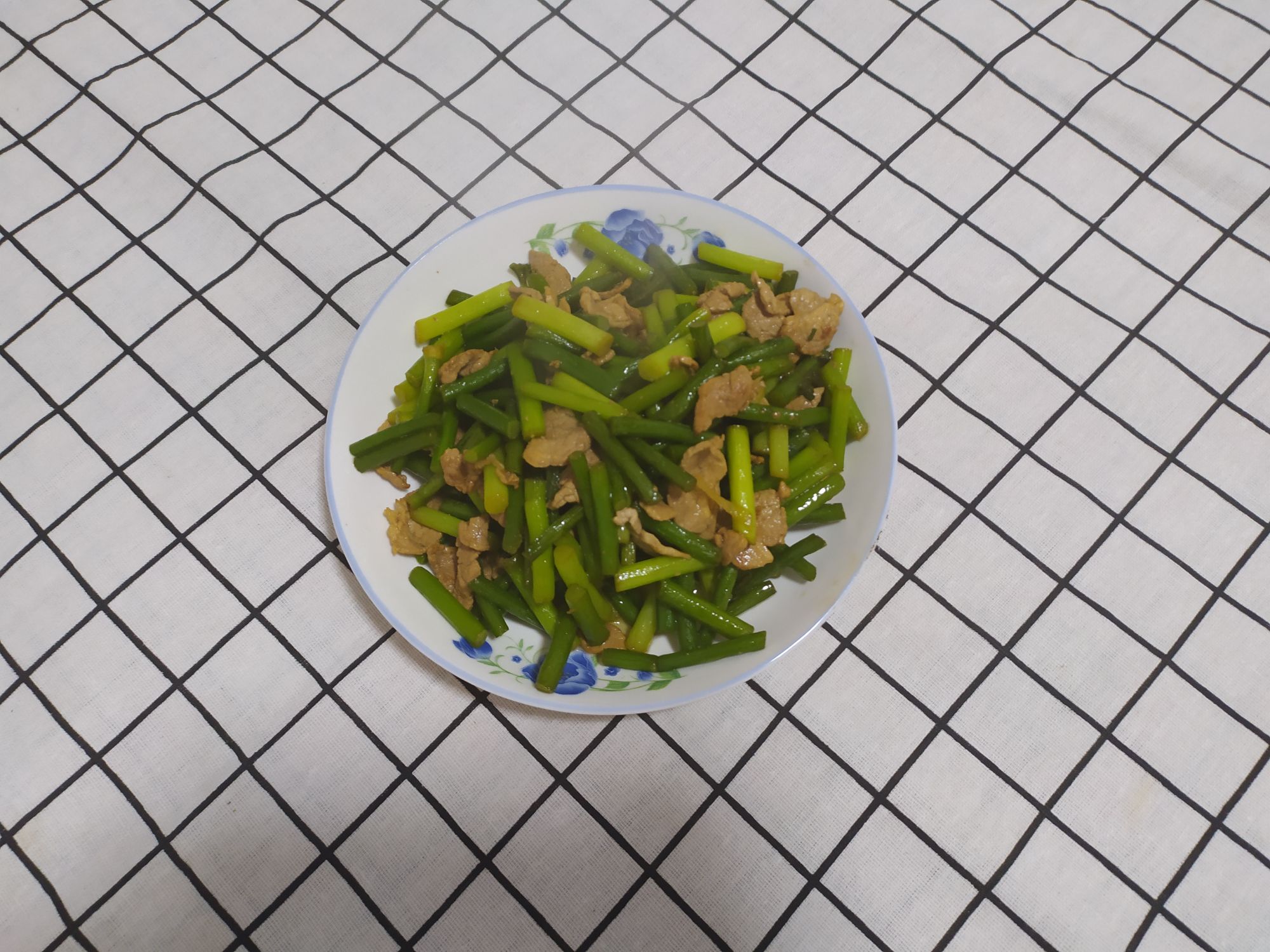 肉炒蒜薹的做法-家常味炒菜譜
