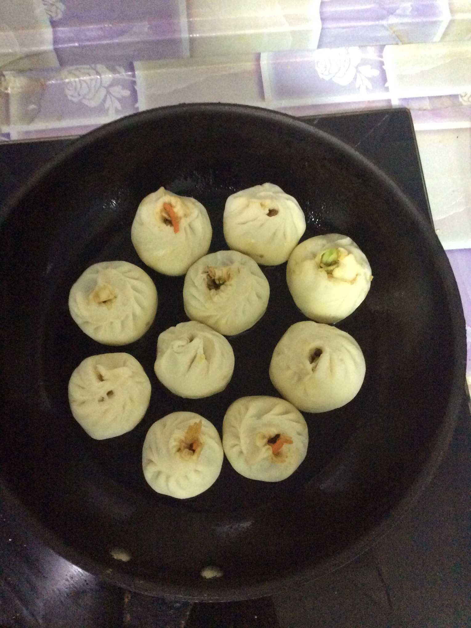 卷心菜粉條雞蛋素包子的做法-家常味蒸菜譜