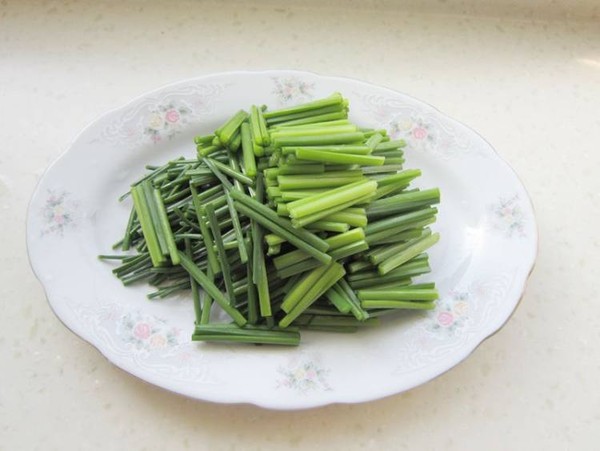 韭苔炒蝦仁的做法-家常味炒菜譜