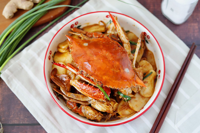 梭子蟹炒年糕的做法-家常味炒菜譜-易網健康養生網 梭子蟹炒年糕的做法-家常味炒菜譜