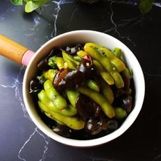 黑木耳拌毛豆的做法-香辣味拌菜譜