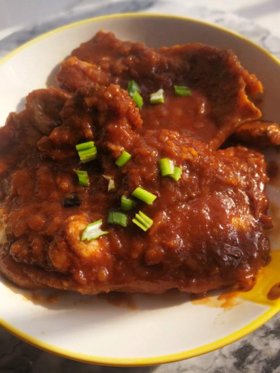 紅燒豬大排的做法-咸鮮味燒菜譜