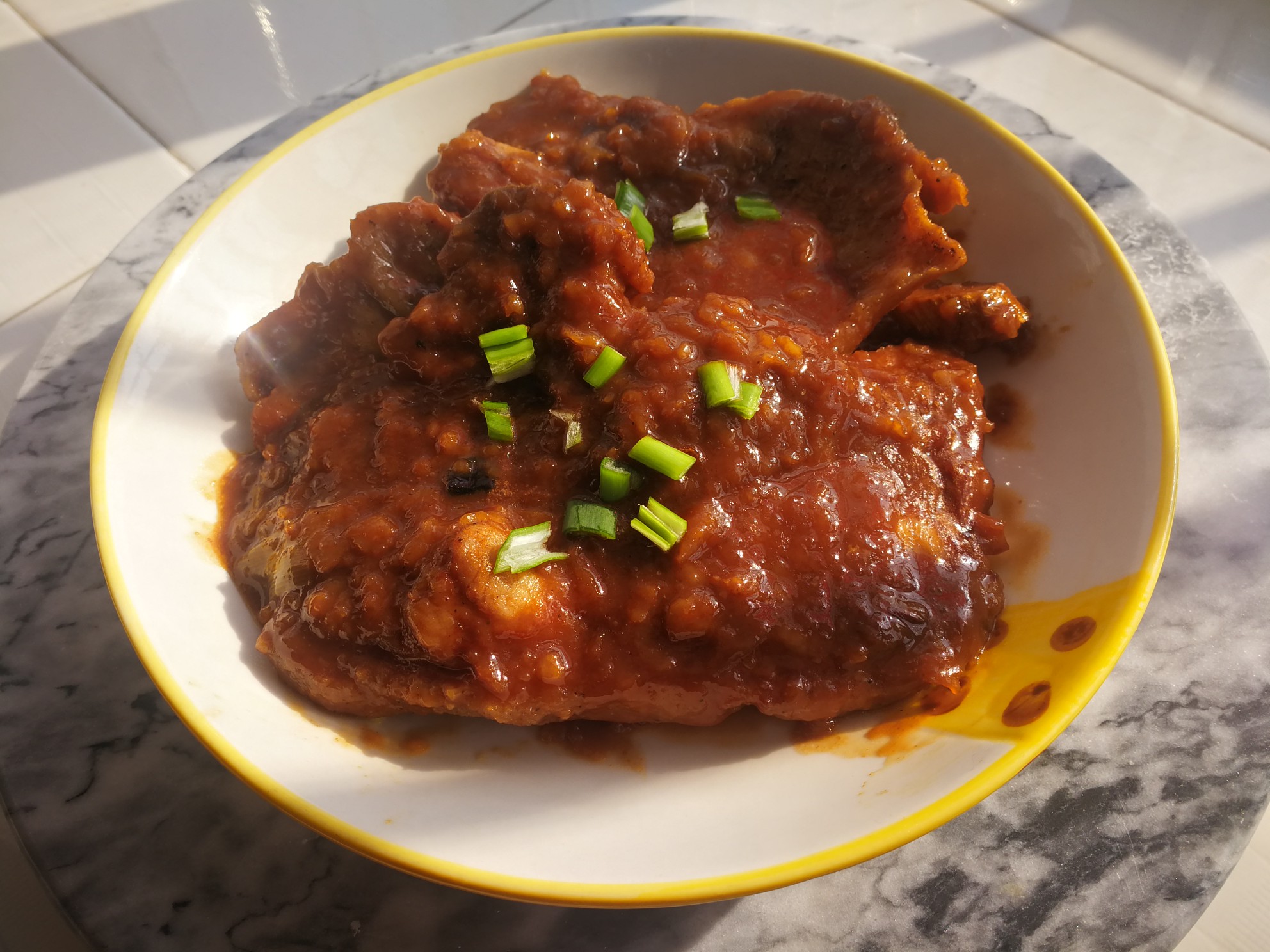 紅燒豬大排的做法-咸鮮味燒菜譜