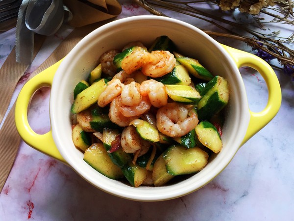 黃瓜炒蝦仁的做法-家常味炒菜譜