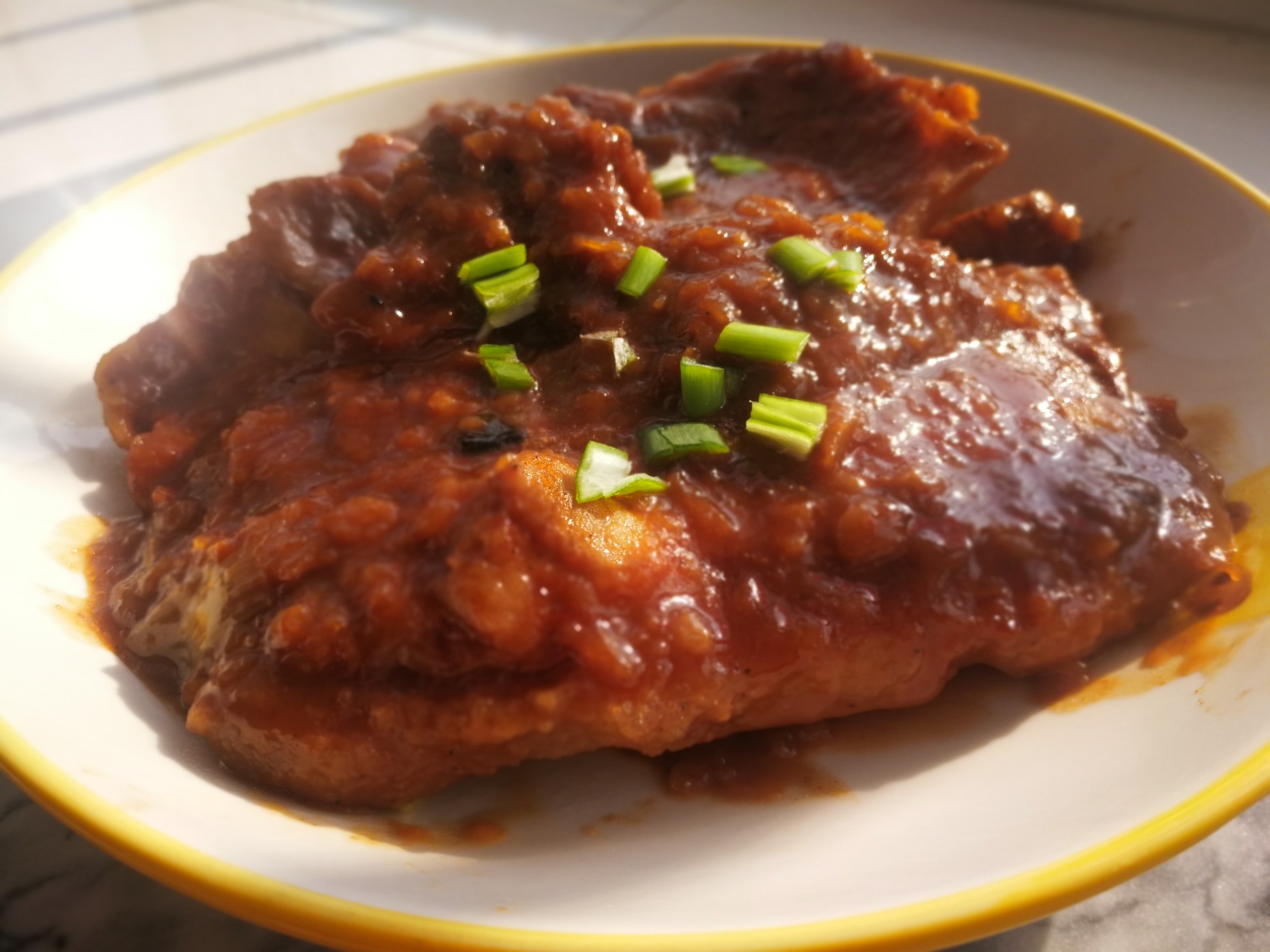 紅燒豬大排的做法-咸鮮味燒菜譜