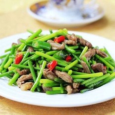 蒜薹炒羊肉的做法-家常味炒菜譜