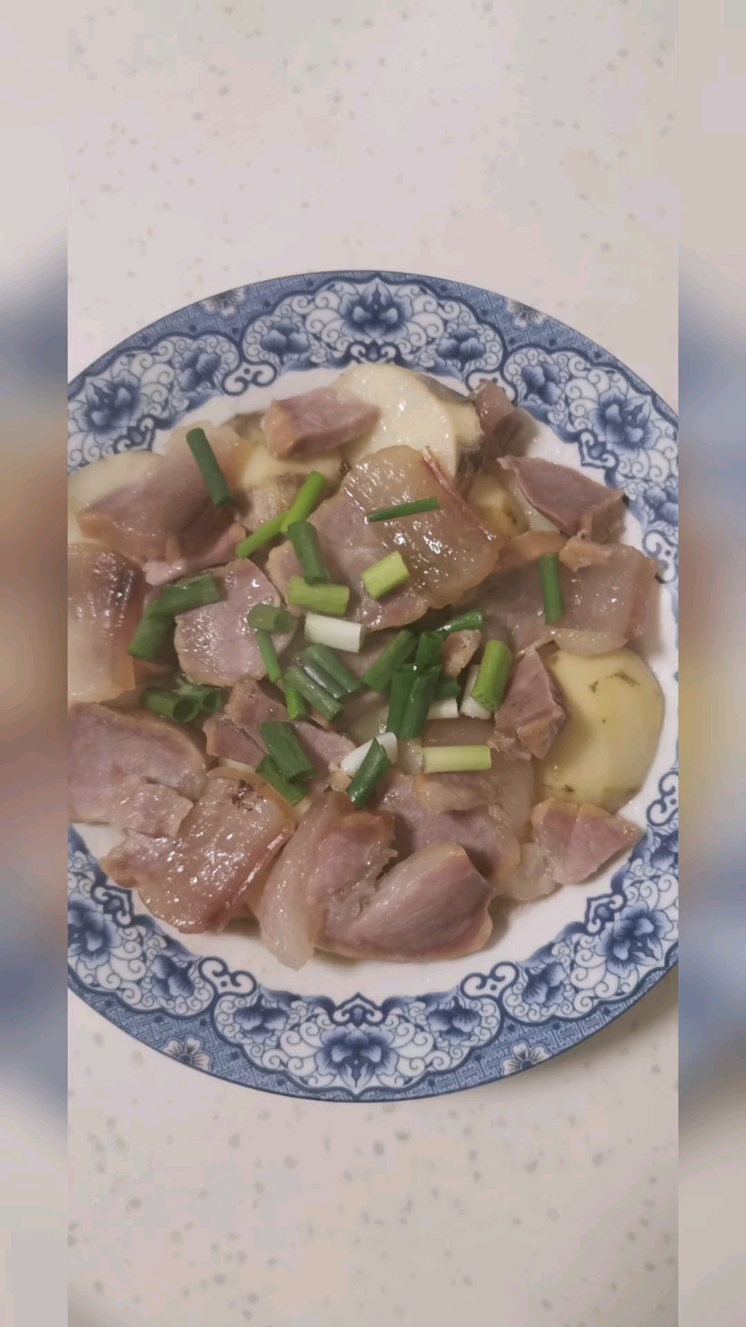 咸肉蒸慈姑的做法-咸鮮味蒸菜譜