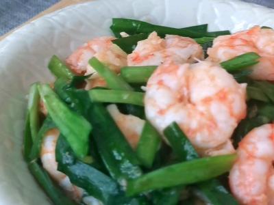 韭菜炒蝦仁的做法-咸鮮味炒菜譜