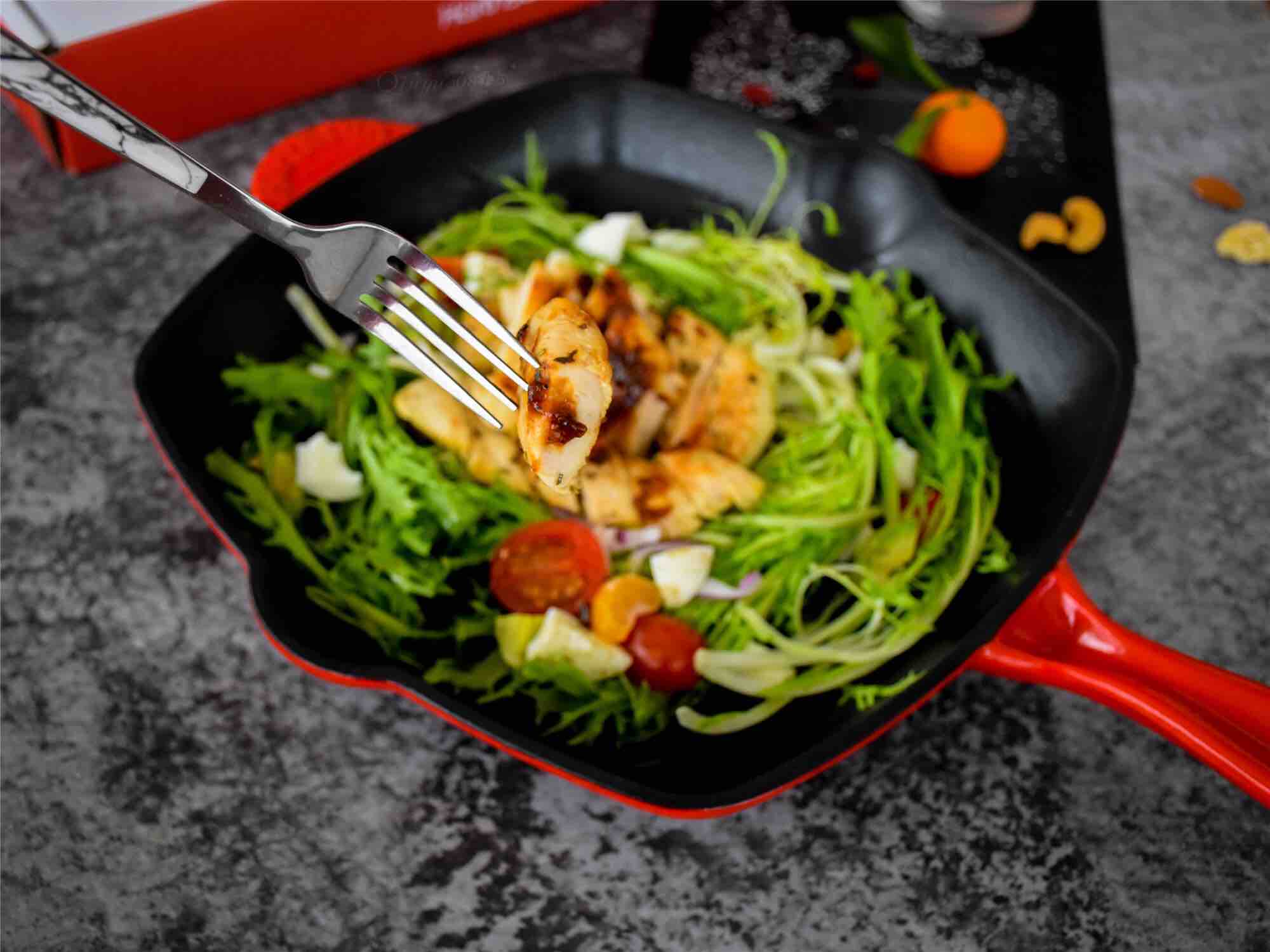 橙香雞胸肉的做法-黑椒味煎菜譜