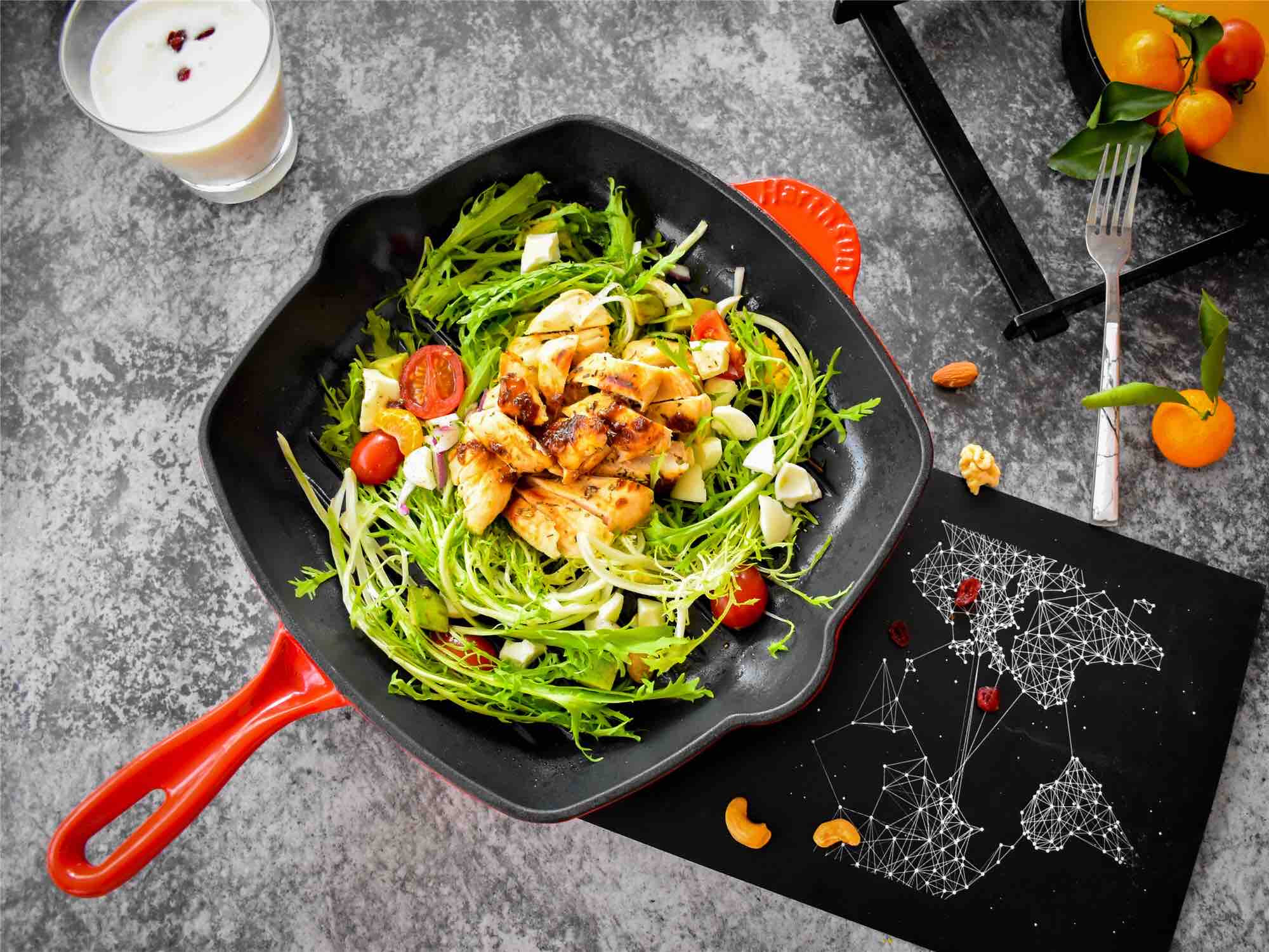 橙香雞胸肉的做法-黑椒味煎菜譜