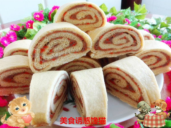 玉米面胡蘿卜肉龍的做法-咸鮮味蒸菜譜