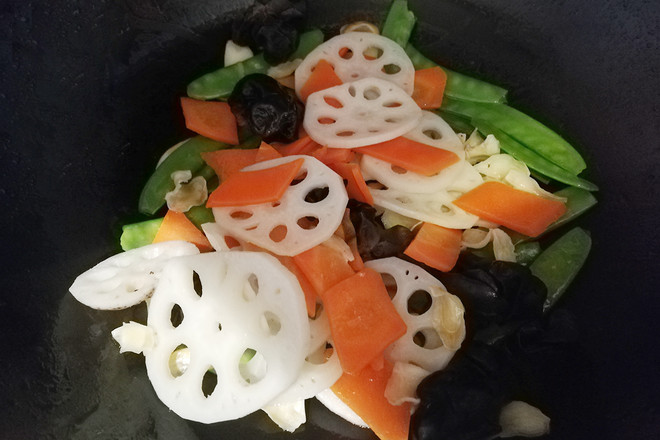 荷塘小炒的做法-咸鮮味炒菜譜