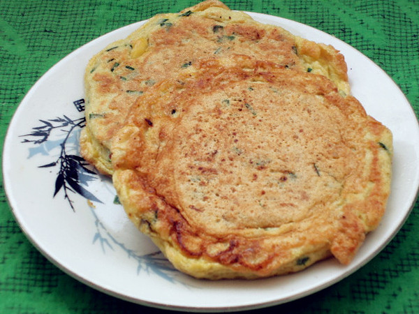 豆渣韭菜雞蛋餅的做法-家常味煎菜譜