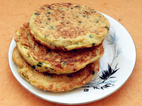 豆渣韭菜雞蛋餅的做法-家常味煎菜譜