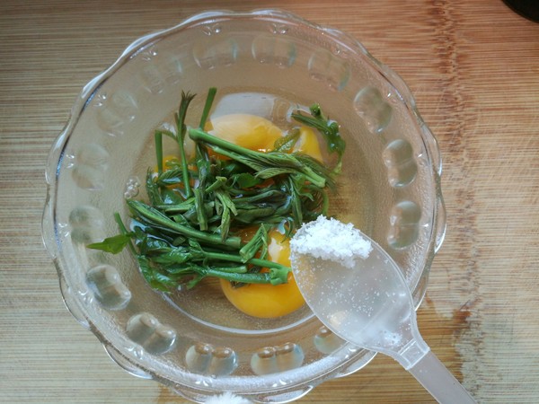 香椿魚雞蛋餅的做法-家常味煎菜譜