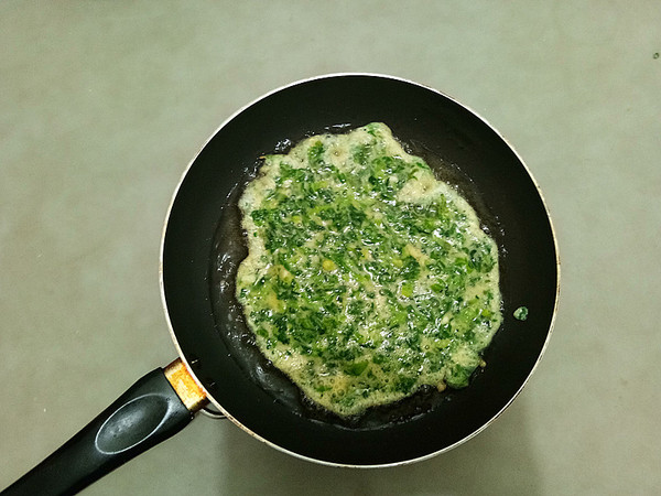 薺菜炒雞蛋的做法-咸鮮味炒菜譜