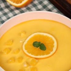 香橙蛋羹的做法-家常味炒菜譜