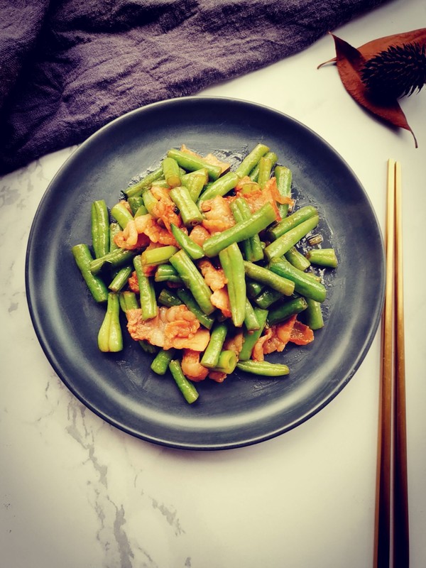 豆角炒肉的做法-咸鮮味炒菜譜