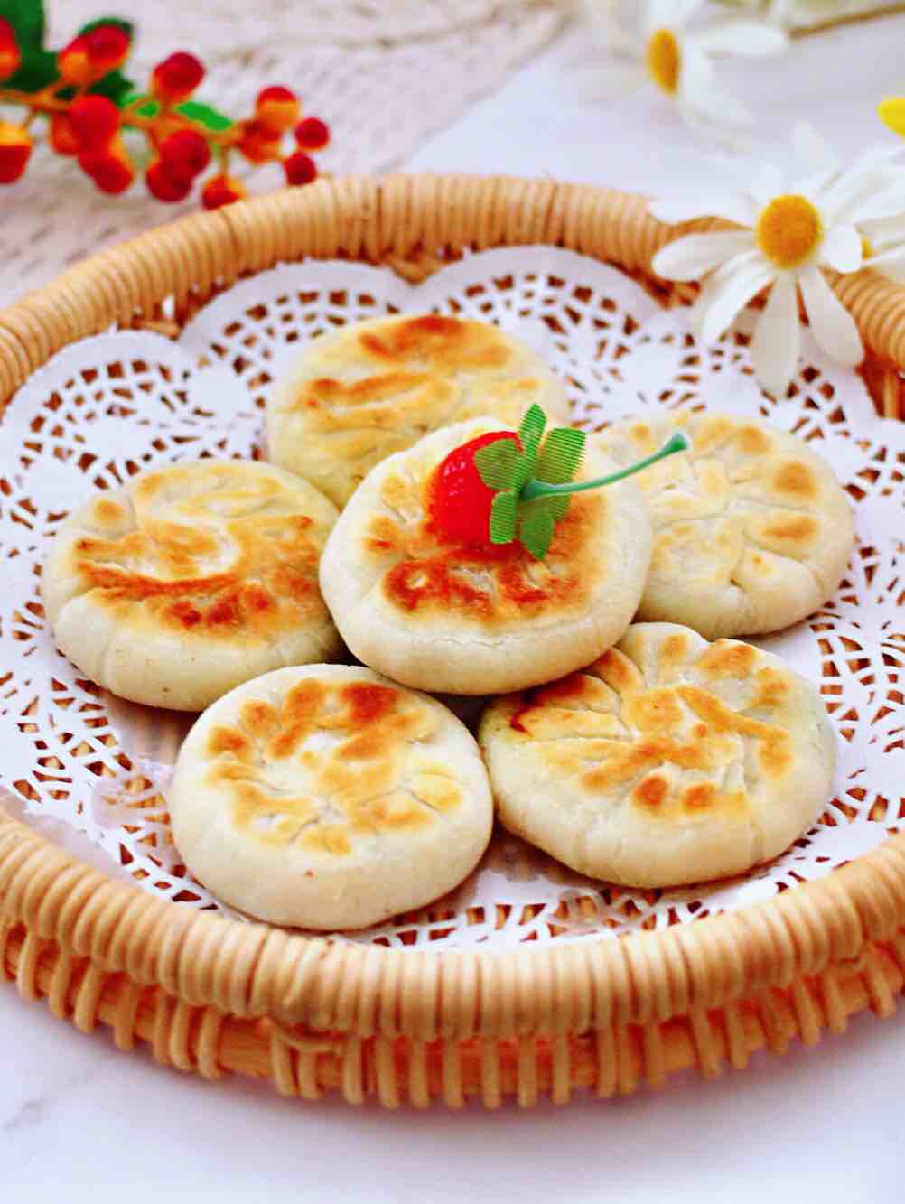 韭菜扇貝餡餅的做法-咸鮮味煎菜譜