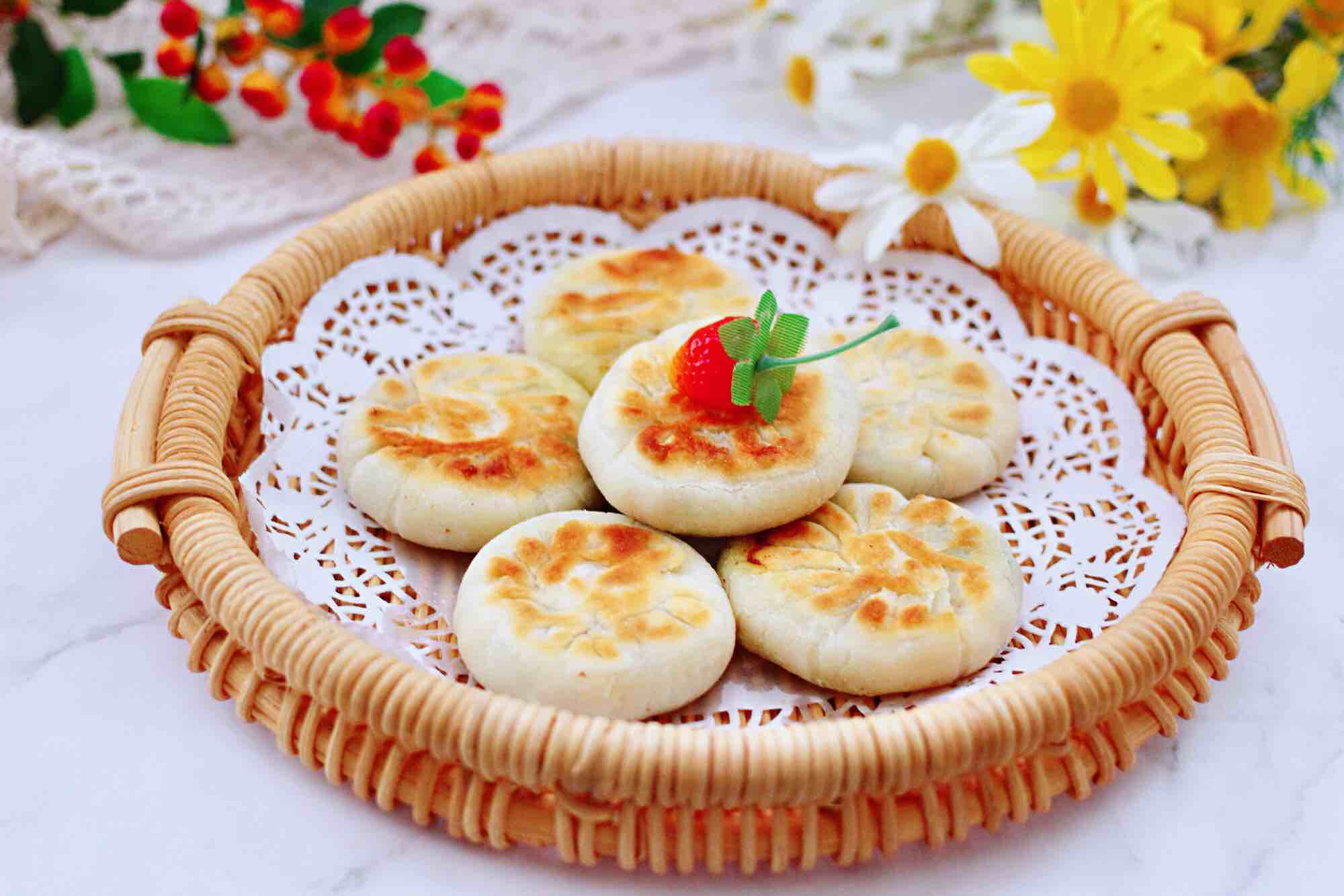 韭菜扇貝餡餅的做法-咸鮮味煎菜譜