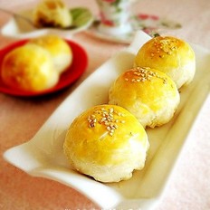 微波雪菜鮮肉月餅的做法-咸鮮味微波菜譜