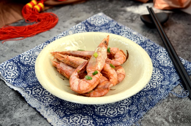 炒野生紅蝦的做法-咸鮮味炒菜譜