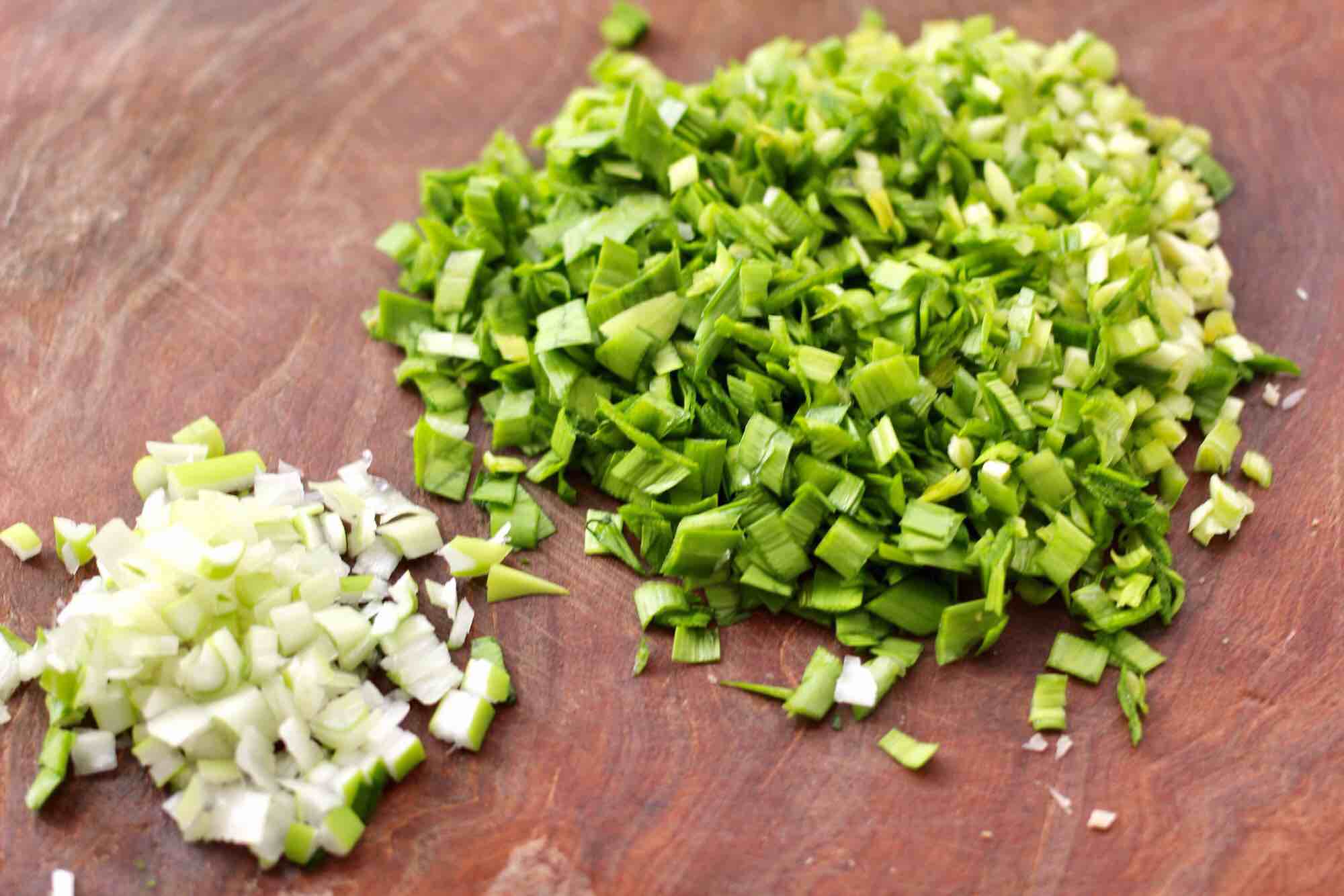 韭菜扇貝餡餅的做法-咸鮮味煎菜譜