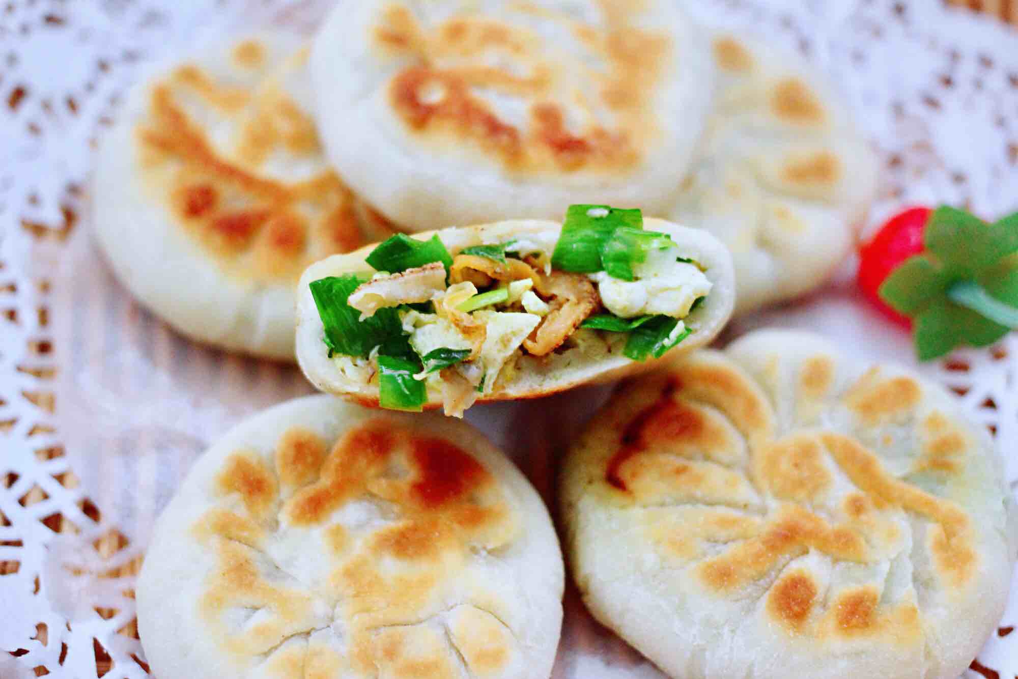 韭菜扇貝餡餅的做法-咸鮮味煎菜譜