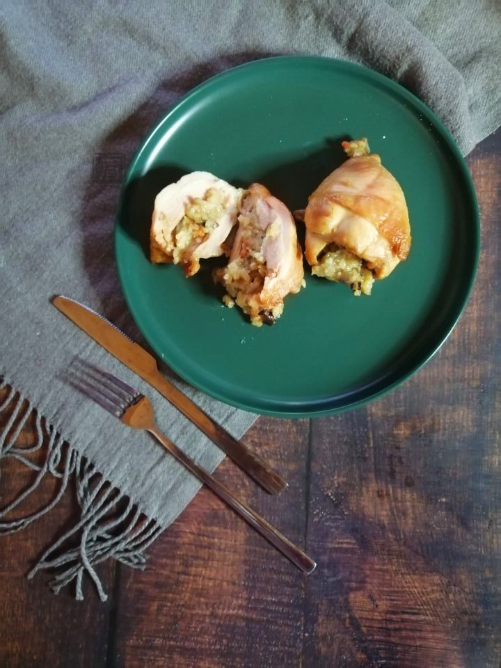 雞腿包飯的做法-咸鮮味烘焙菜譜