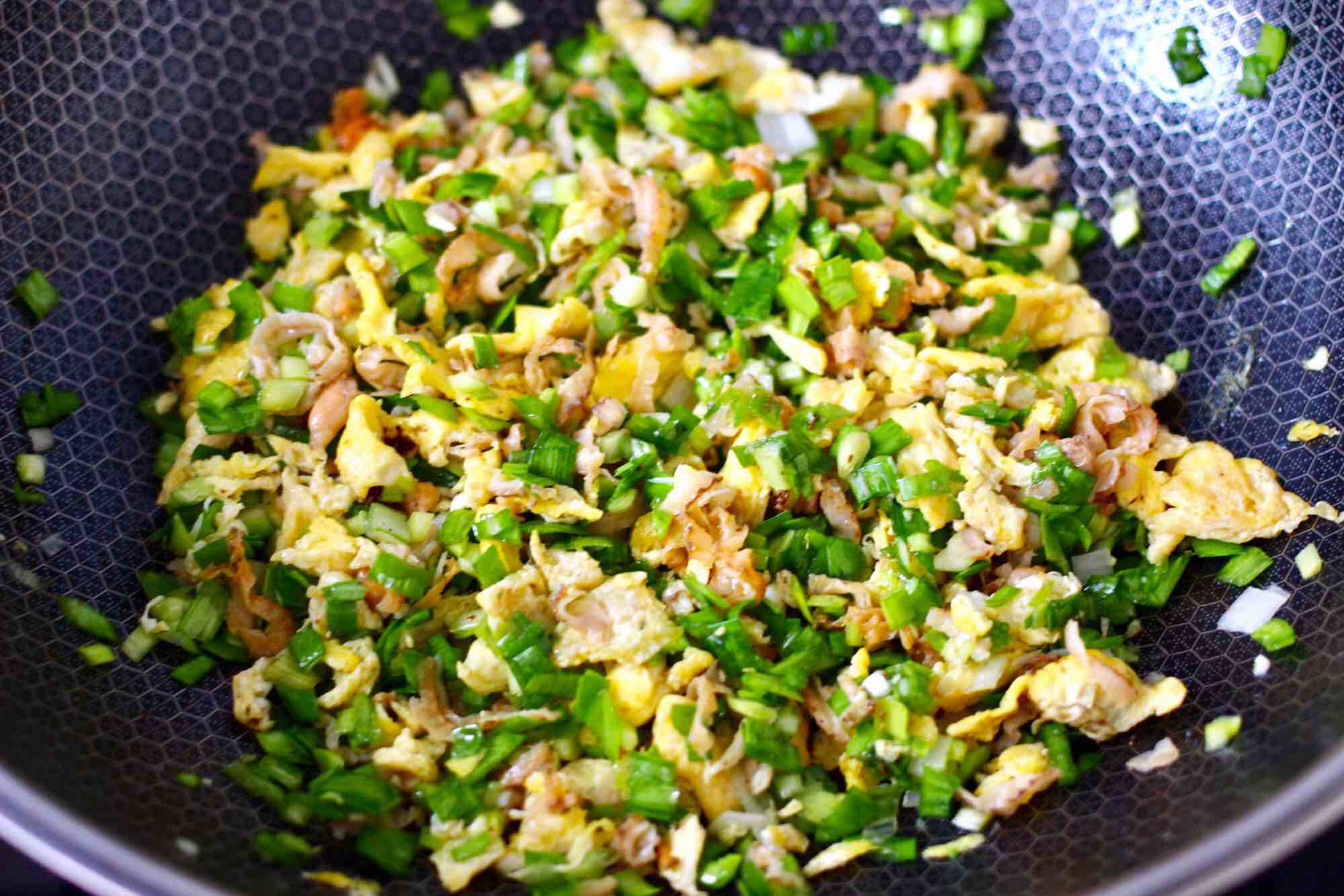 韭菜扇貝餡餅的做法-咸鮮味煎菜譜